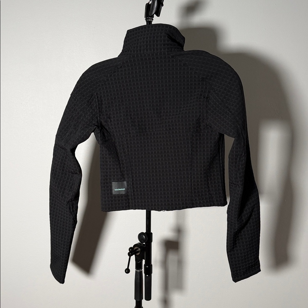 NWOT NEW Lululemon Water-Repellent Fleece Hiking Jacket Black - Picture 5 of 12
